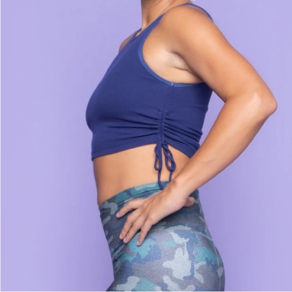 Niyama Sol Side Tie Bra, Navy Blue - Picture 5 of 10